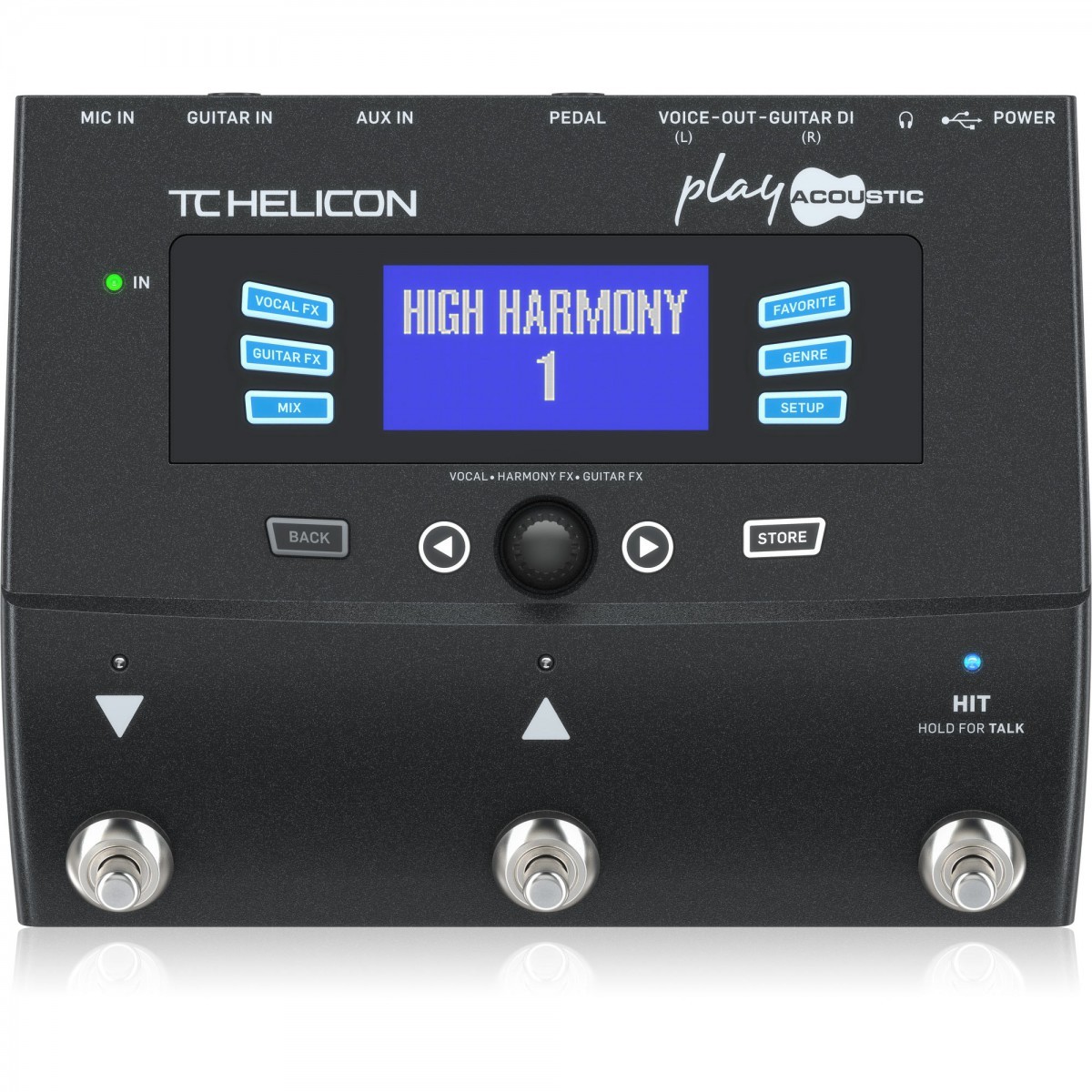 TC Helicon Voicelive Play Acoustic Vokal ve Akustik Gitar Prosesörü