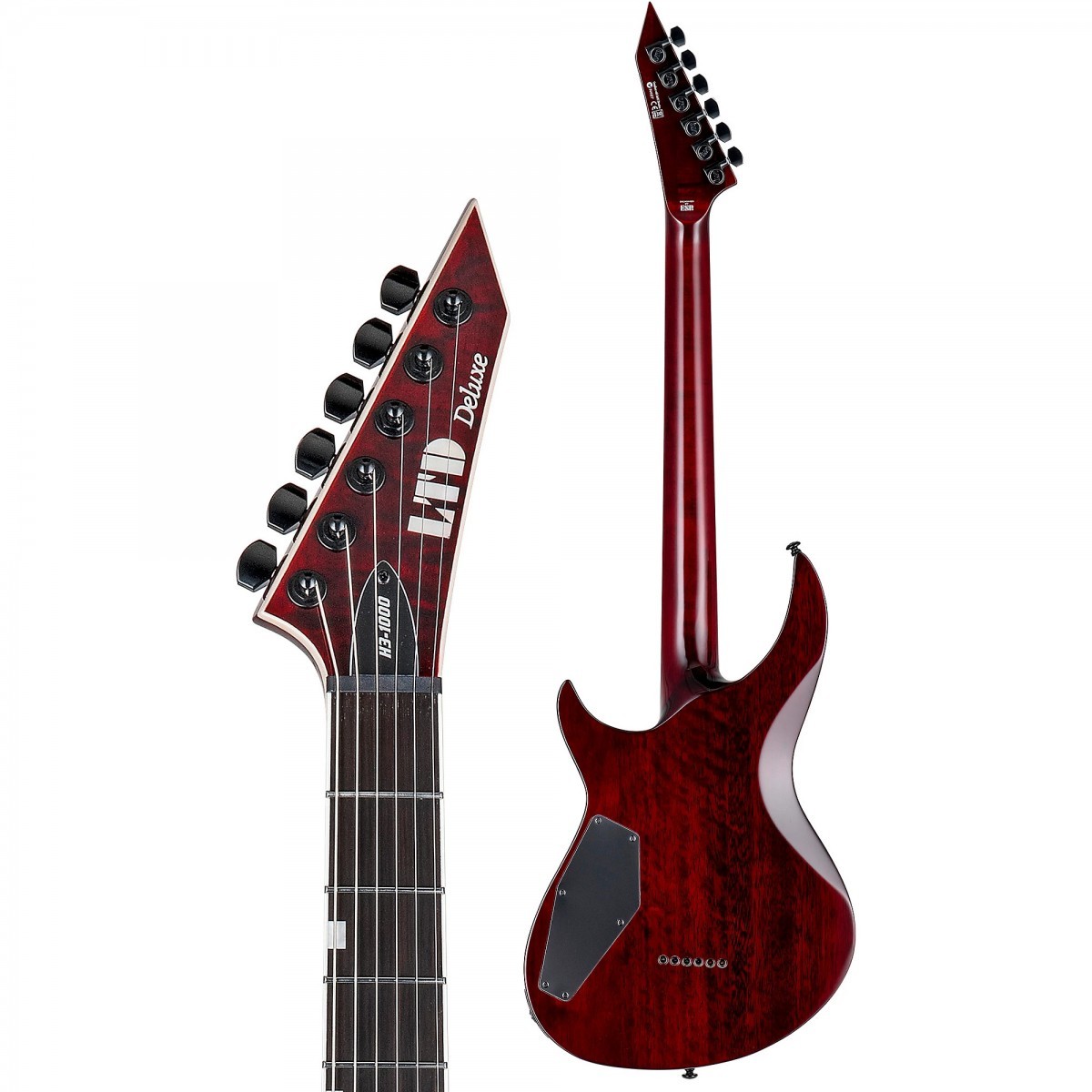 ESP LTD H-3 1000 QM See Thru Black Cherry Elektro Gitar