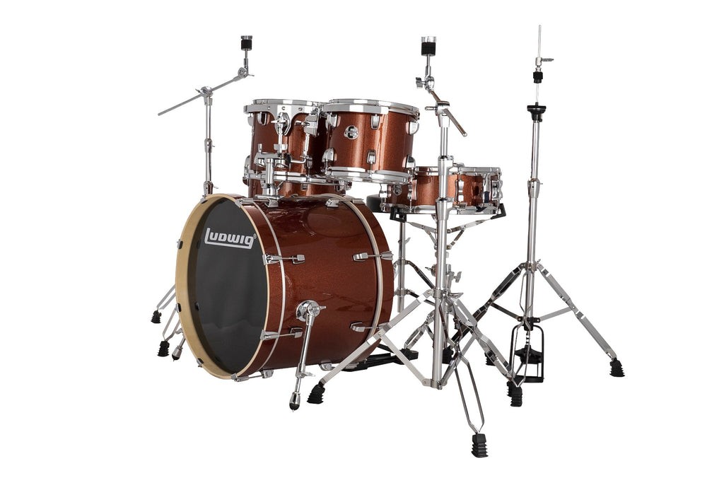 Ludwig Element Evolution LE520024 5 PC 20" Copper Sparkle Davul Seti