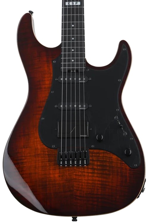 ESP E-II SN-III HT Tiger Eye Sunburst Elektro Gitar