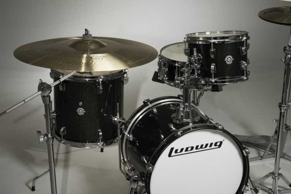 Ludwig Breakbeats by Questlove (Black Sparkle) - Akustik Davul Seti