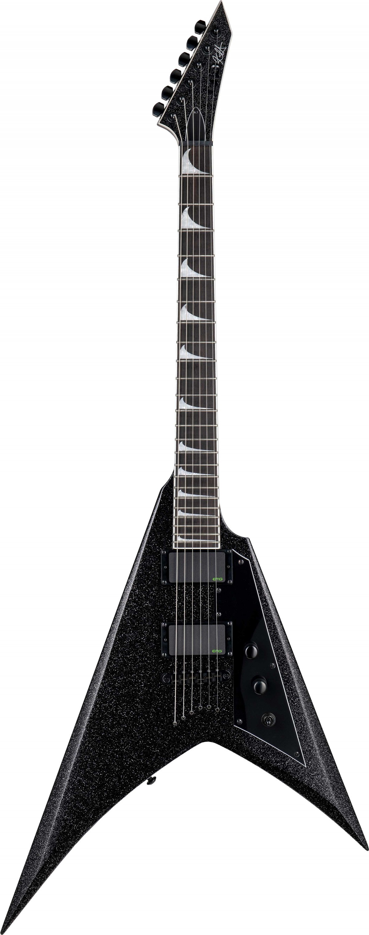 ESP LTD Kirk Hammett Signature KH-V Black Sparkle Elektro Gitar