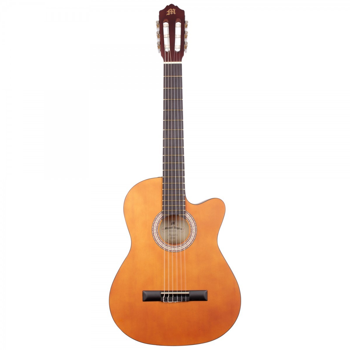 Miguel Angela MA1M-C-WA Mat Cilalı Naturel Cutaway Klasik Gitar