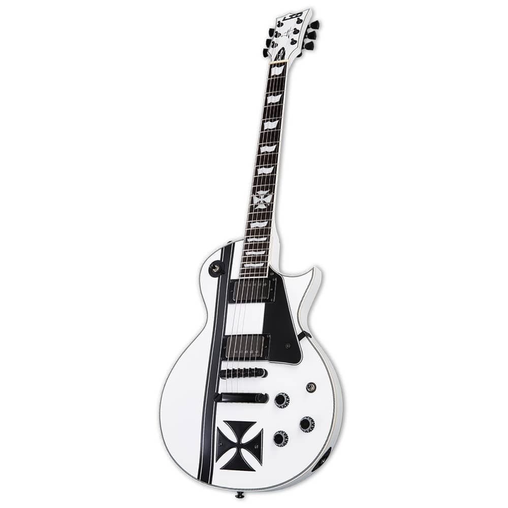 ESP LTD James Hetfield Signature Iron Cross Snow White Elektro Gitar