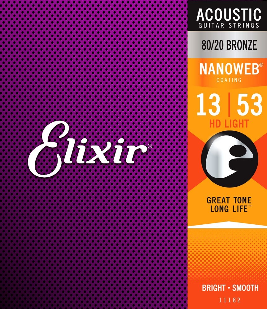 Elixir 11182 Akustik Gitar Teli 0,13-0,53