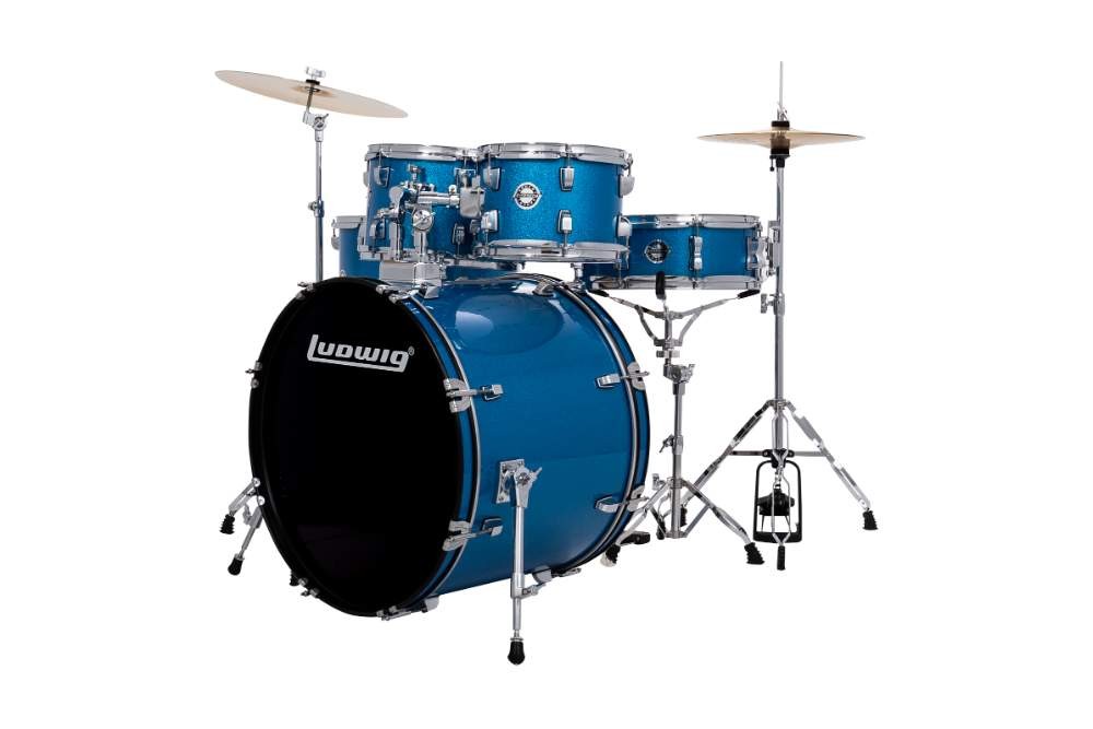 Ludwig Accent Fuse Blue Sparkle Akustik Davul Seti