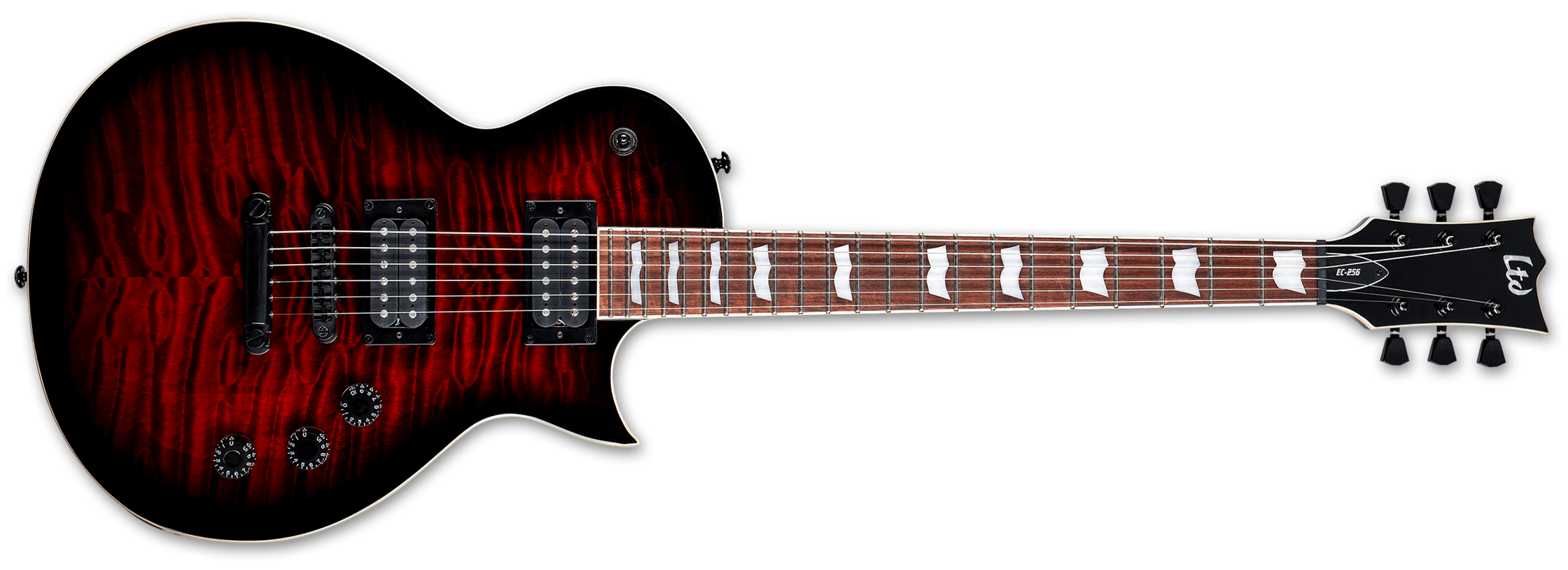 ESP LTD EC-256QM See Thru Black Cherry Sunburst Elektro Gitar