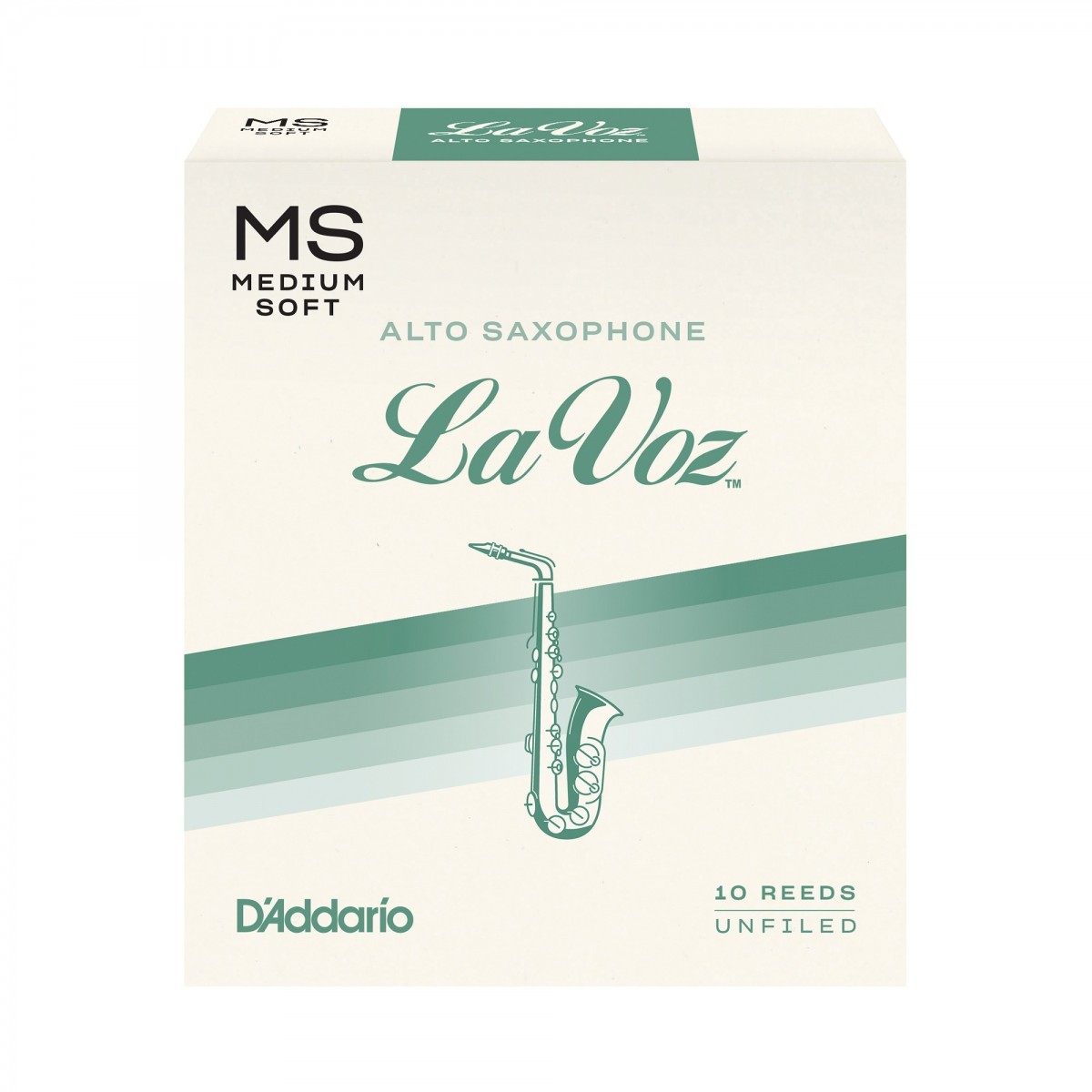 D'Addario Woodwinds La Voz RJC10MS Alto Saksafon Kamışı Medium Soft