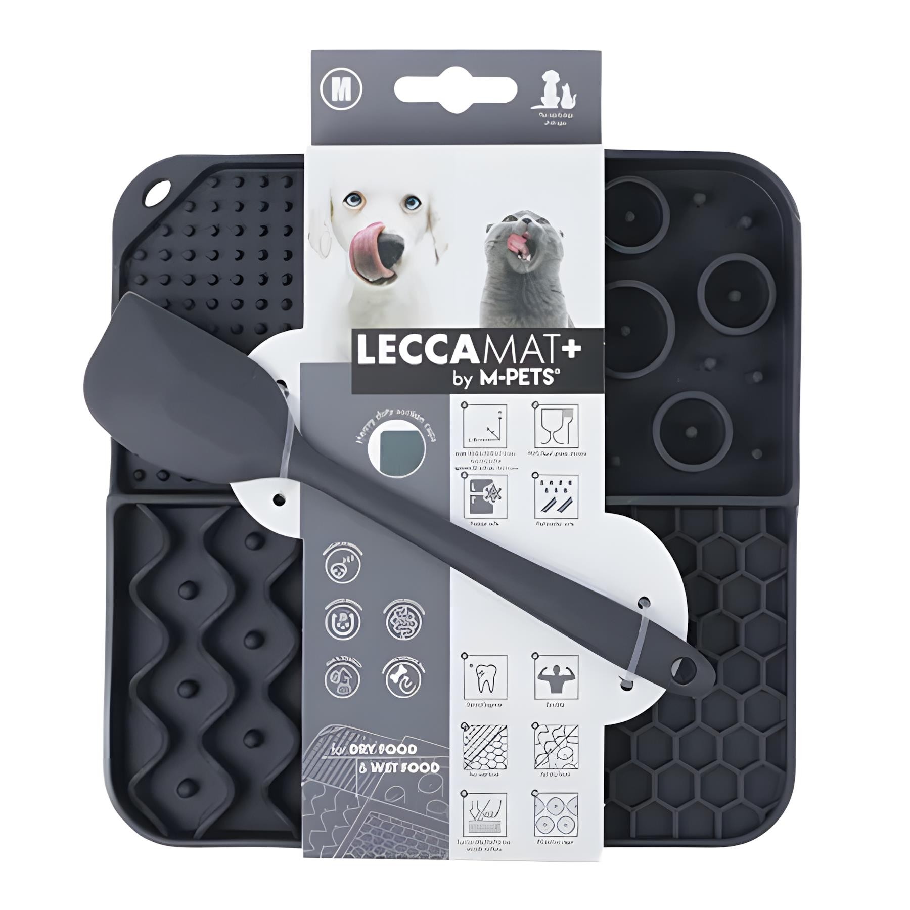 M-Pets Lecca Sıvı Ödül Matı Kaşıklı Siyah Medium