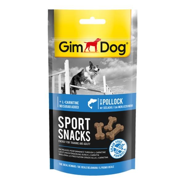 Gimdog Sport Snacks Coalfish Balıklı Köpek Ödül Tableti 60gr