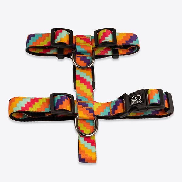 Occo Amber Zigzag H-Harness Köpek Göğüs Tasması XSmall