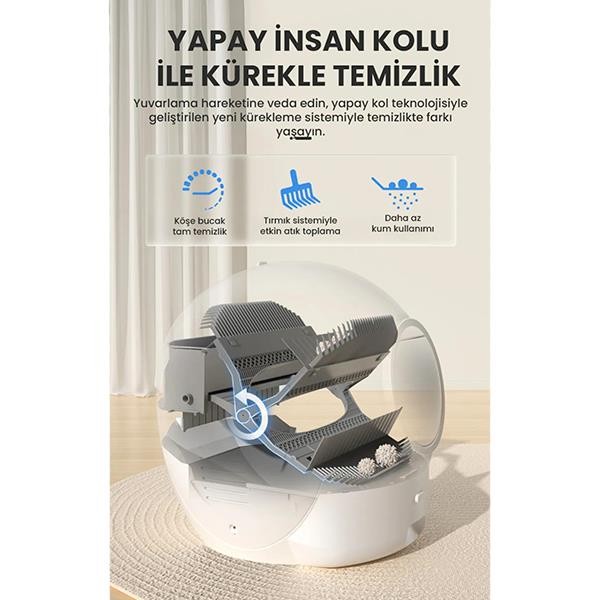 Electron WA001 Otomatik Akıllı Kedi Tuvaleti