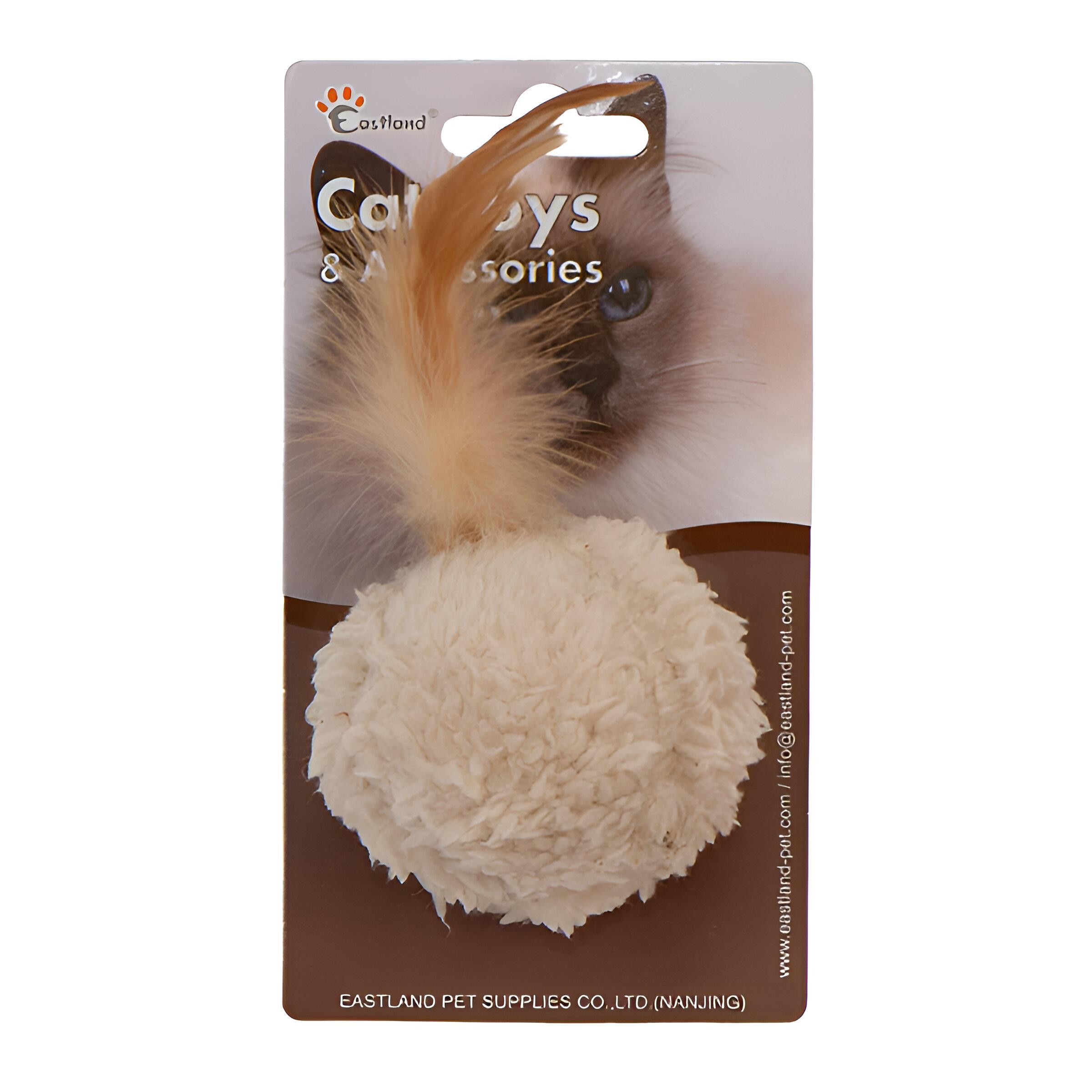 Eastland Catnipli Tüylü Keçe Top Kedi Oyuncağı 5cm