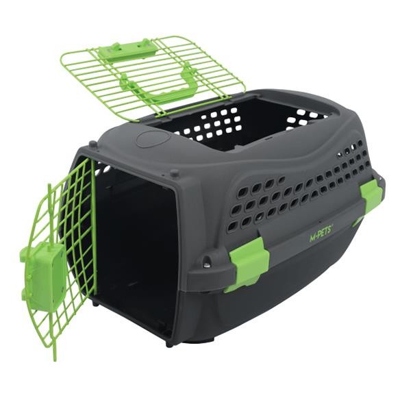 M-Pets Eco Giro Carrier Taşıma Çantası Small Siyah Yeşil