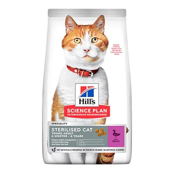 Hills Sterilised Ördekli Kısırlaştırılmış Kedi Maması 3Kg