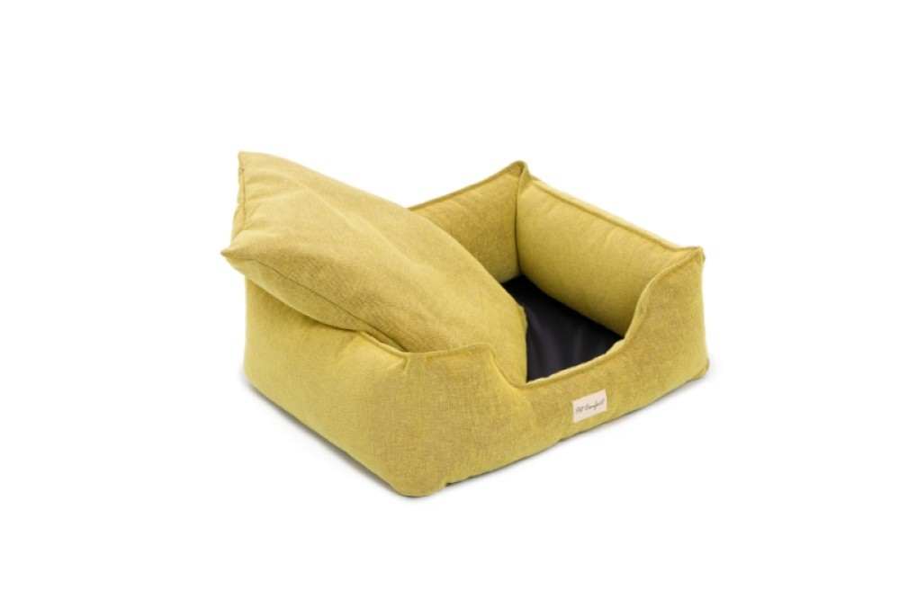 Pet Comfort Alpha  Sarı Kedi ve Köpek Yatağı S 60x50cm