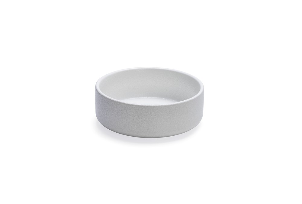 Beeztees DBL Köpek Mama Su Kabı, Seramik, Mat Beyaz, 16cm, 800ml