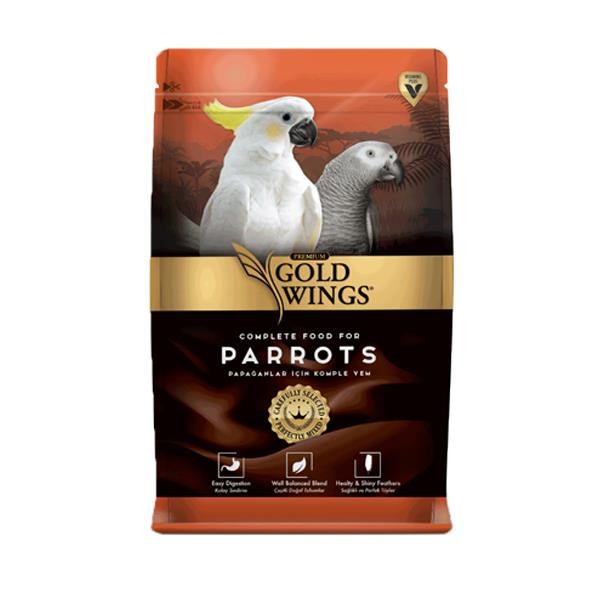 Gold Wings Premium Papağan Yemi 1 Kg