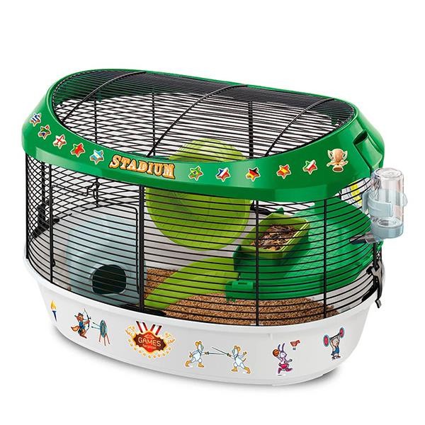 Ferplast Stadium Hamster Kafesi Siyah 49x34x33Cm