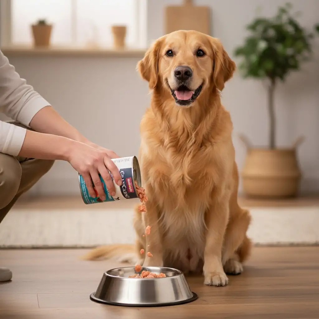 Animonda Gran Carno Adult Somonlu ve Ispanaklı Yetişkin Köpek Konservesi 400gr