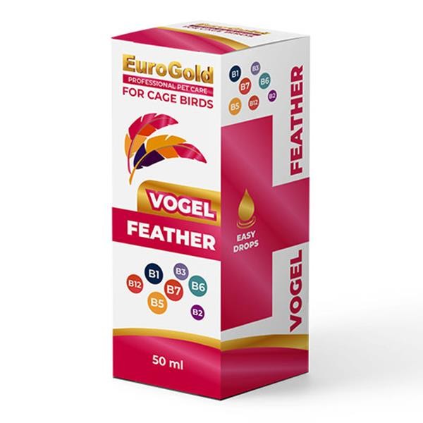 Eurogold Vogel Feather Kuşlar İçin Tüy Bakım Destekleyici Damla 50ml