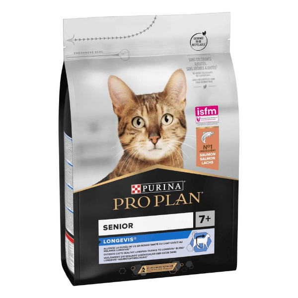 Pro Plan Senior 7+ Somonlu Yaşlı Kedi Maması 3Kg