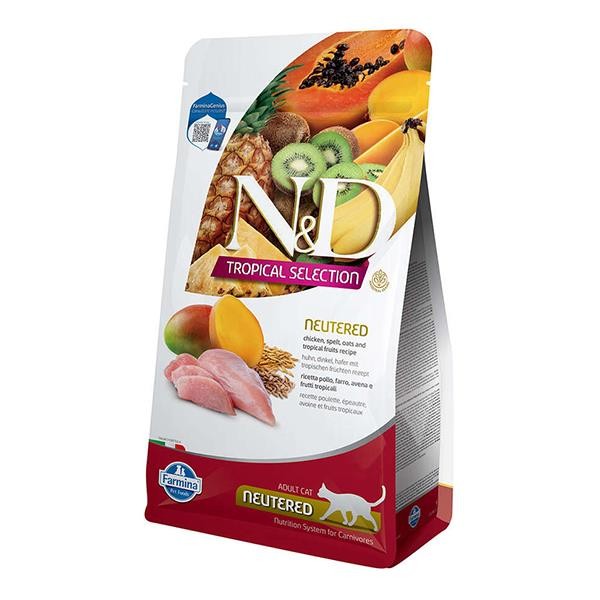 ND Tropical Selection Tavuklu Kısırlaştırılmış Kedi Maması 300gr