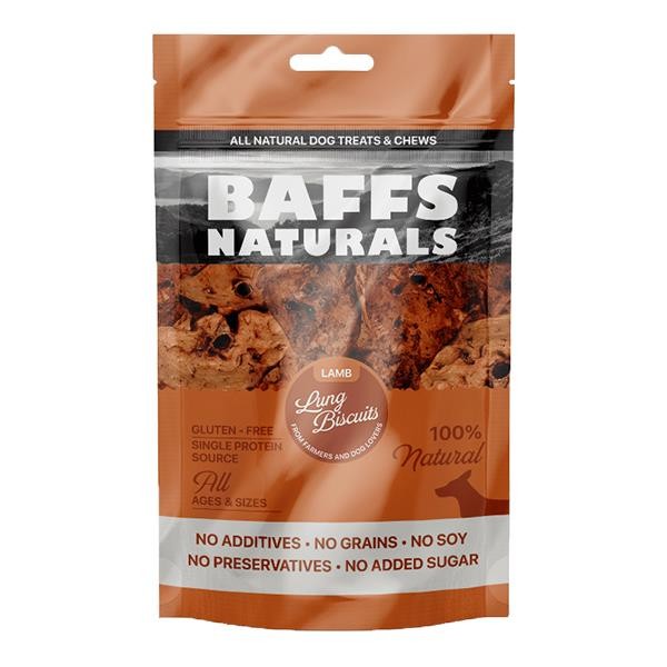 Baffs Natural Bisküvili Kuzu Ciğeri Köpek Ödülü 100Gr