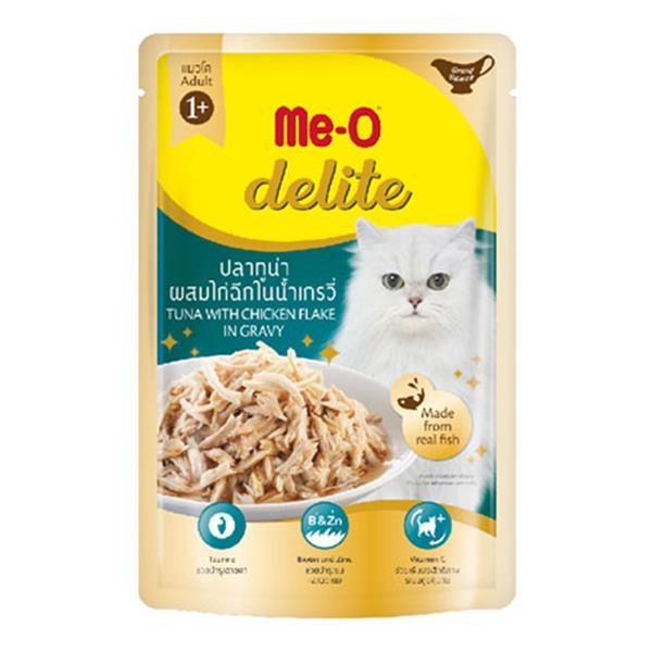 Me-O Delite Pouch Ton Balığı ve Tavuklu Kedi Konservesi 70gr