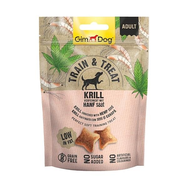 Gimdog Train Trait Krill ve Kenevirli Köpek Ödülü 125gr