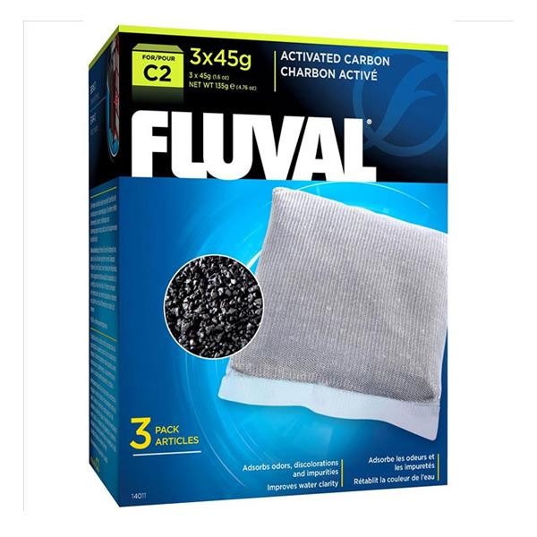 Fluval C2 Filtre Karbonu 3x45 gr