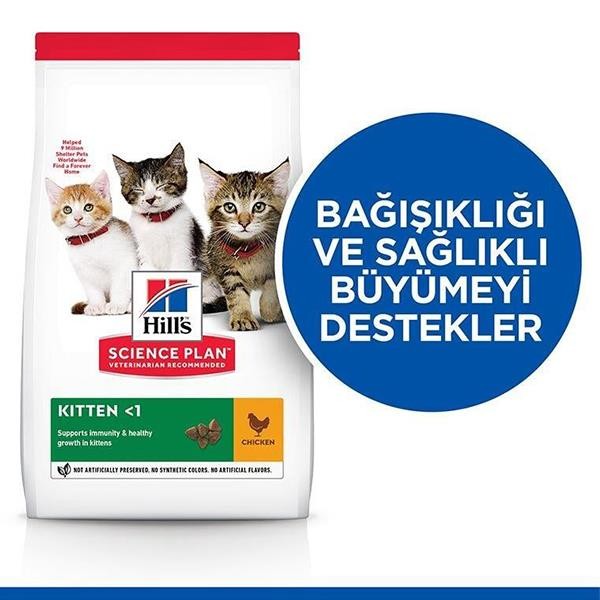 Hills Kitten Tavuklu Yavru Kedi Maması 1,5 Kg