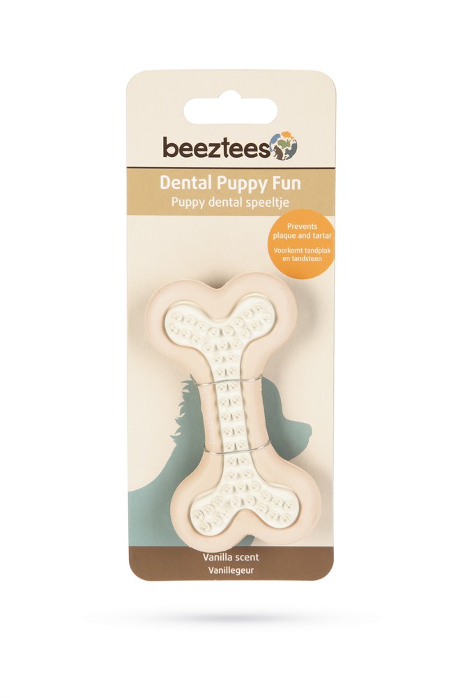 Beeztees Yavru Köpek Diş Oyuncağı, İçi Dolu Halka, Kauçuk, Pembe, 10cm