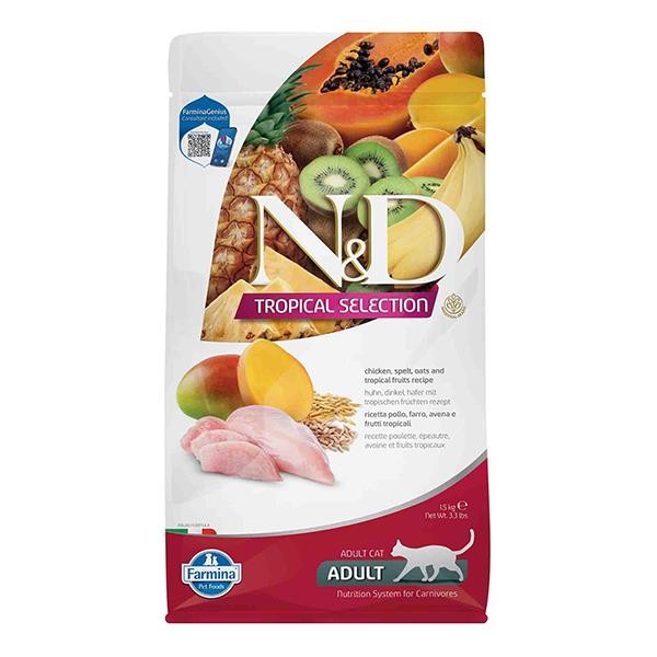 ND Tropical Selection Tavuklu Yetişkin Kedi Maması 1,5Kg