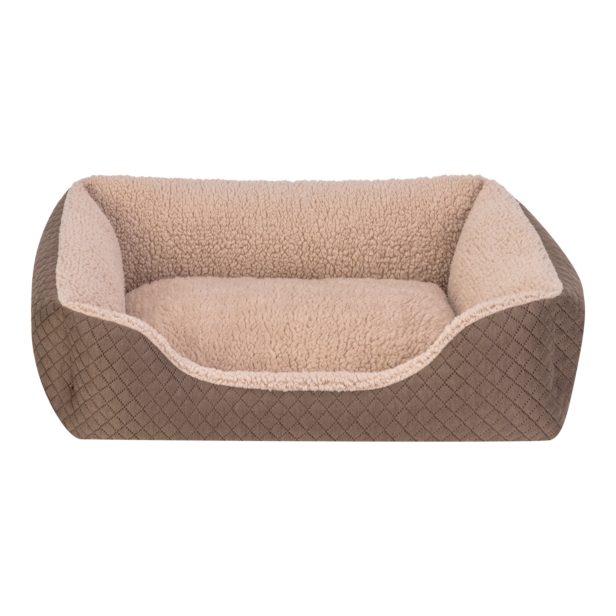 Pet Comfort Bravo Duo  Kedi ve Köpek Yatağı Kahverengi/Bej S 55x45cm