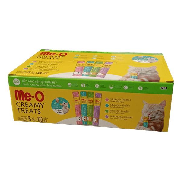 Me-O Creamy Treats M2 Ton Balıklı Karışık Kedi Ödülü 15gr 100lü