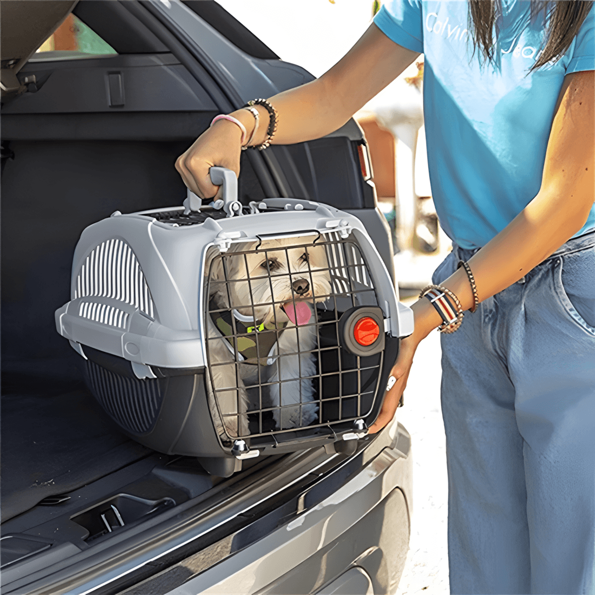 Ferplast Atlas Del 20 Açık Kedi Köpek Taşıma Çantası