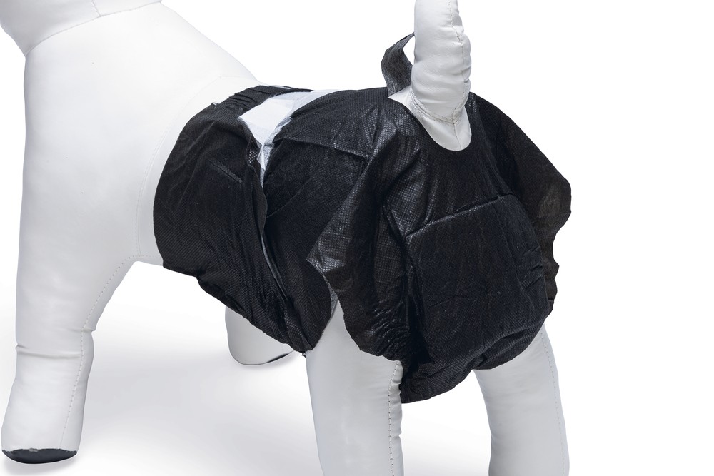 Beeztees Köpek Alt Bezi, Mükemmel Uyum, Kullan-At, Siyah, 10 Adet, L