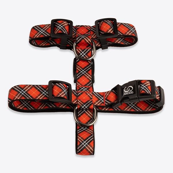 Occo Royal Plaid H-Harness Köpek Göğüs Tasması XSmall