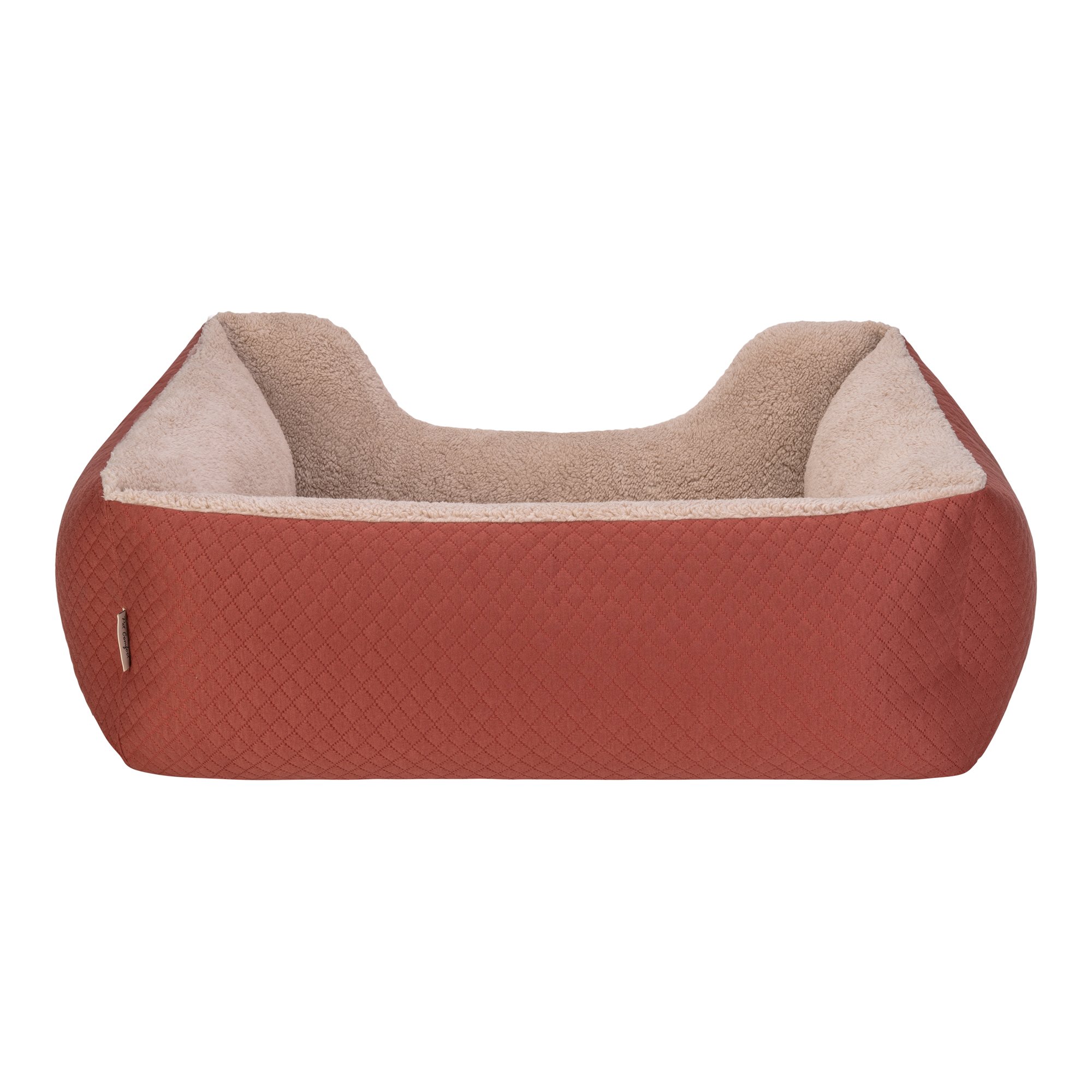 Pet Comfort Bravo Duo  Köpek Yatağı Tarçın/Bej L 90x70cm