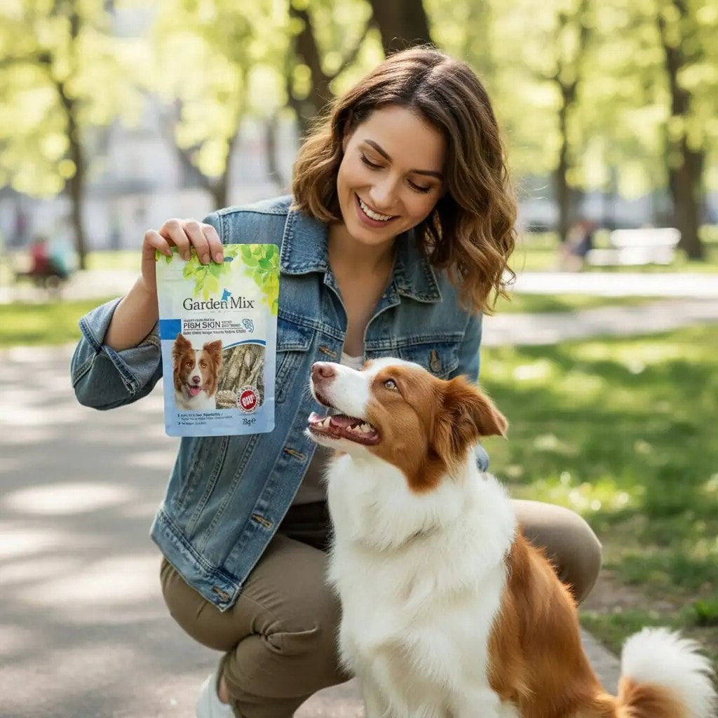 Gardenmix Balık Derisi Sargılı Köpek Ödül Kemiği 75gr