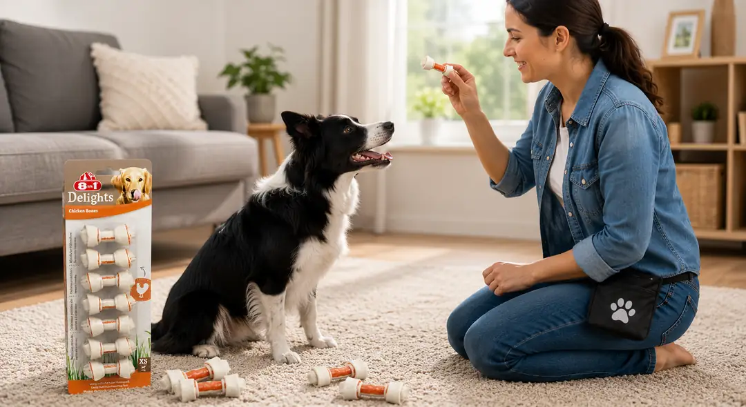 Köpeğinize yeni bir komut öğretirken, başlangıçta her doğru davranışı bir ödülle pekiştirmelisiniz. Bu, davranış ile ödül arasındaki bağlantıyı hızlıca kurmasını sağlar.