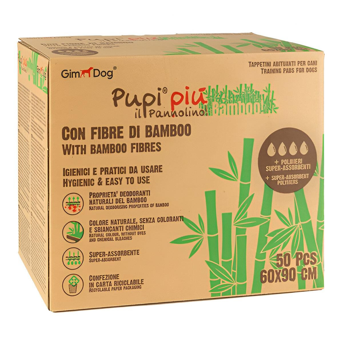 Gimdog Bamboo Çiş Pedi 60x90cm 50li Paket 