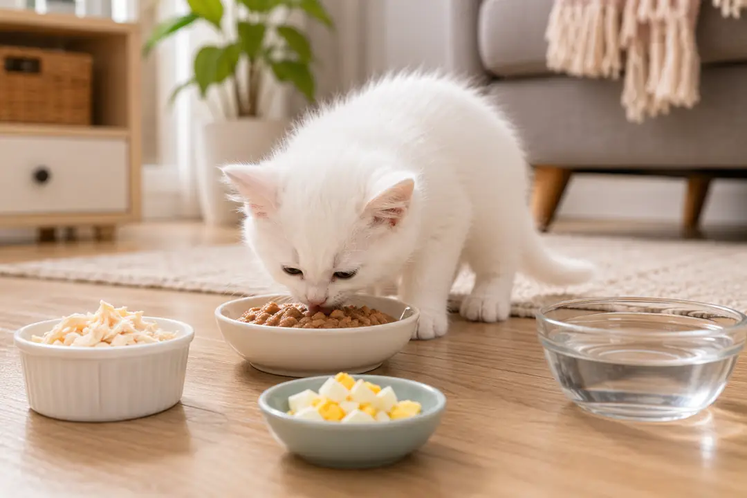 Protein kaynağı olarak, tuzsuz ve baharatsız bir şekilde küçük parçalar halinde verilebilir .