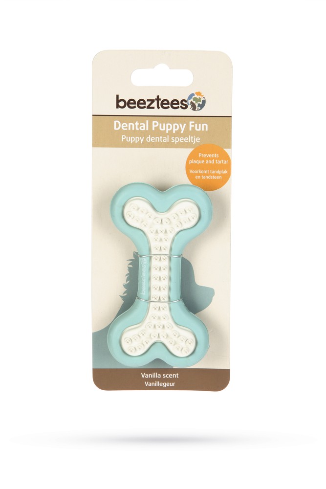 Beeztees Yavru Köpek Diş Oyuncağı, İçi Dolu Halka, Kauçuk, Yeşil, 10cm