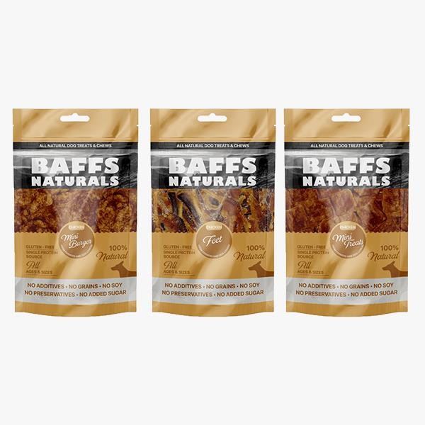 Baffs Natural Tavuklu Karışık Köpek Ödülü 6lı