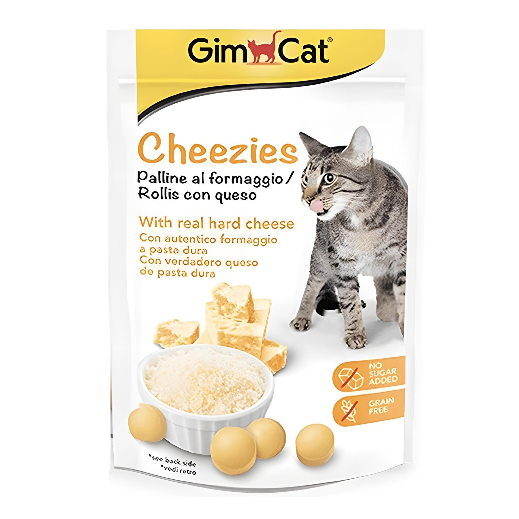 Gimcat Cheezies Peynirli Tahılsız Kedi Ödülü 10gr