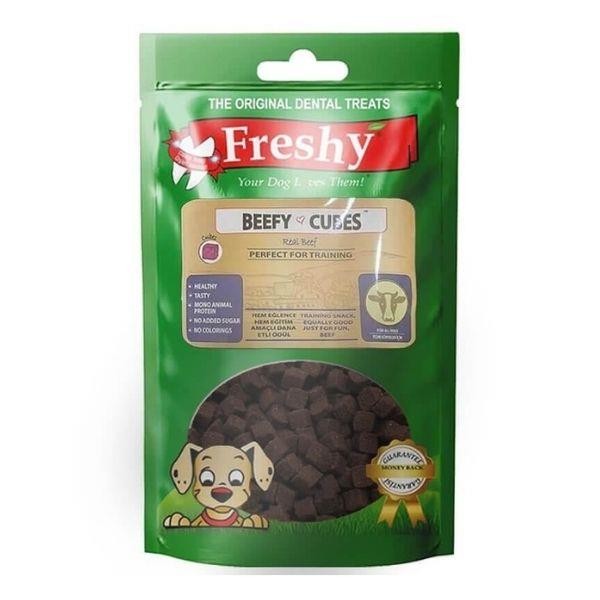 Freshy Beefy Cubes Küp Şeklinde Biftekli Köpek Ödülü 80gr