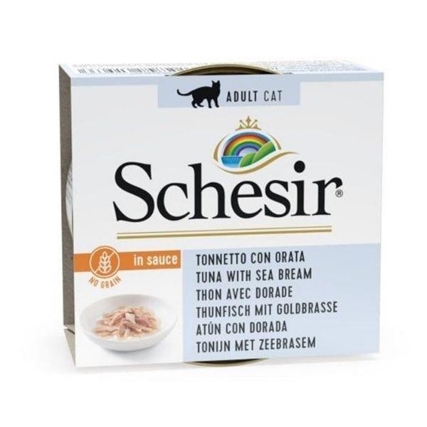 Schesir Ton Balığı ve Çipıralı Kedi Konservesi 70gr