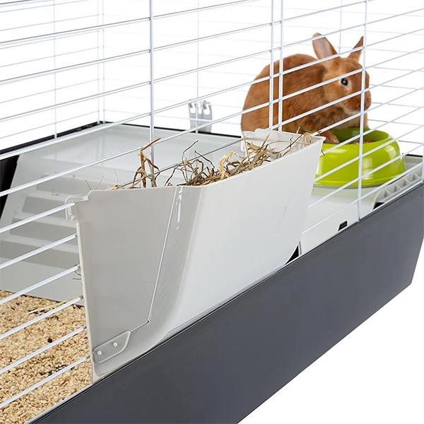 Ferplast Casita 120 Tavşan ve Guinea Pig Kafesi Beyaz 119x58x60Cm